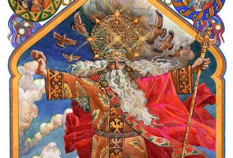 Svarog, God of the Sky in Slavic Mythology .